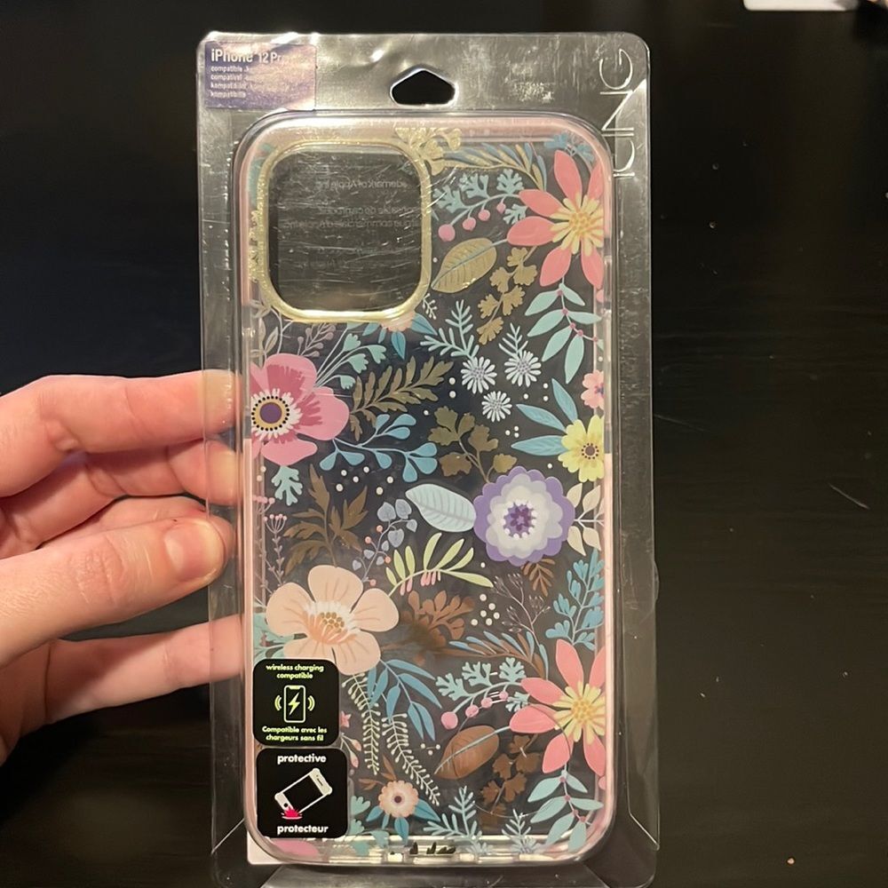 ICING iPhone 12 Pro Max Clear Floral Phone Case NWT